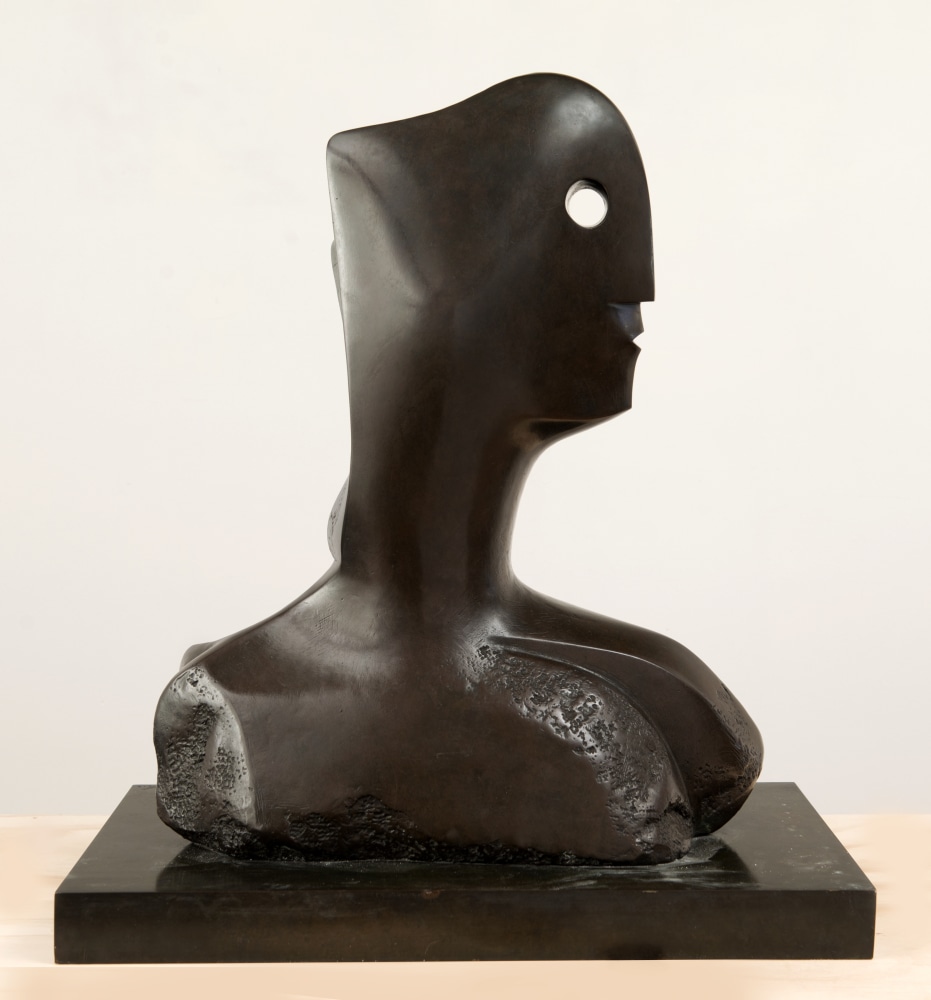 Henry Moore (1898&amp;ndash;1986)
Head, 1984
Bronze with brown patina 
Max height: 24 1/2 in. (62.2 cm)
Edition of 9+1