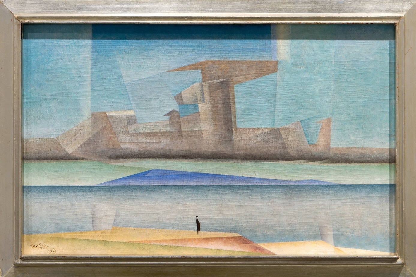 Lyonel Feininger (1871&amp;ndash;1956)

Die Insel, 1923
Oil on canvas
18 1/8 x 29 3/16 in. (46 x 74 cm)
Signed and dated lower left:&amp;nbsp;Feininger 1923