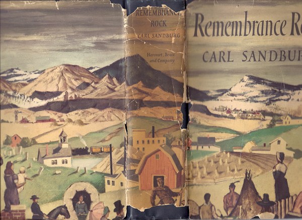 Carl Sandburg book featuring Paul Sample painting.