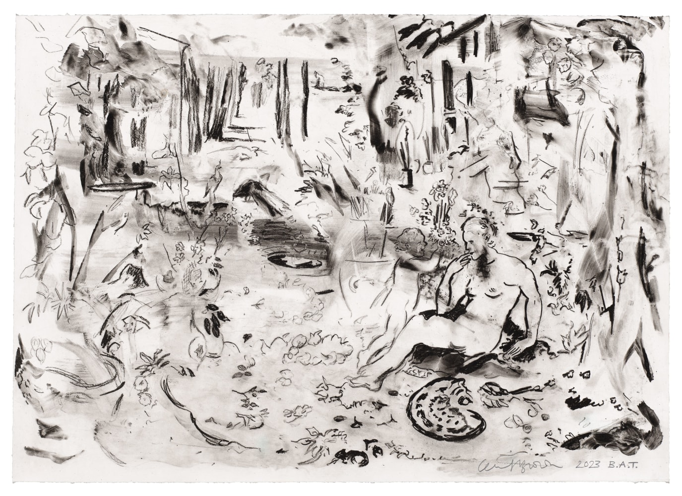 Cecily Brown, The Five Senses (Smell), 2023