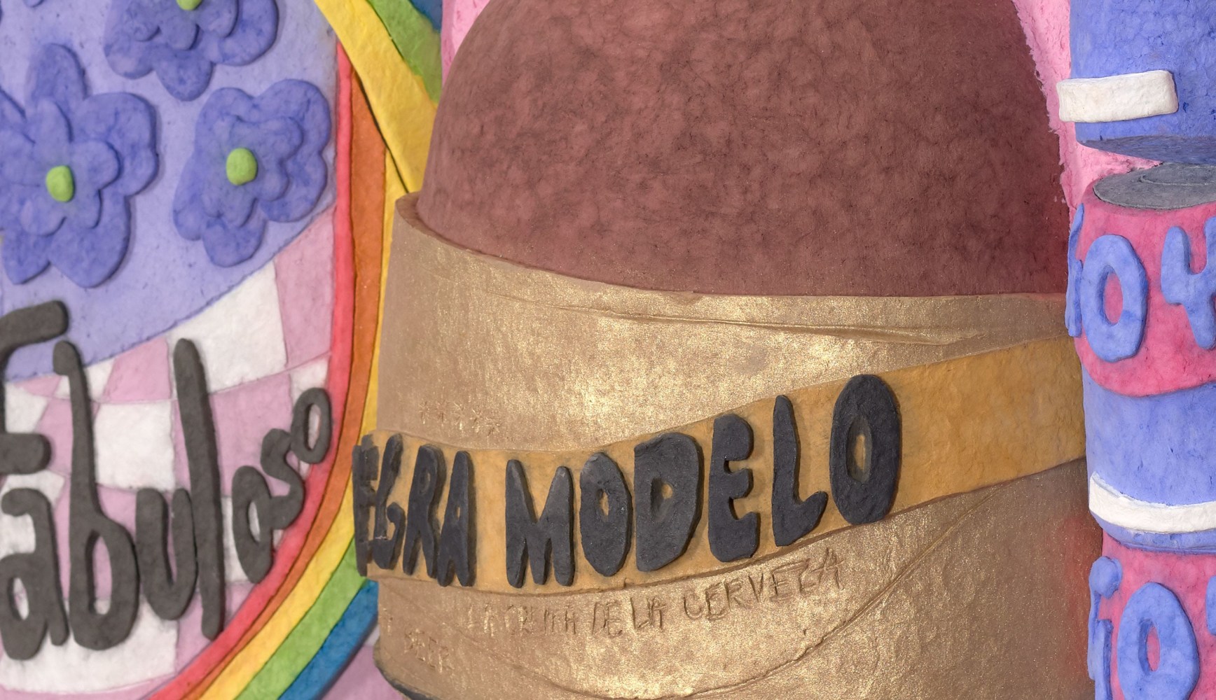 (detail) Tschabalala Self, Fabuloso, Modelo and Can of Beans, 2023