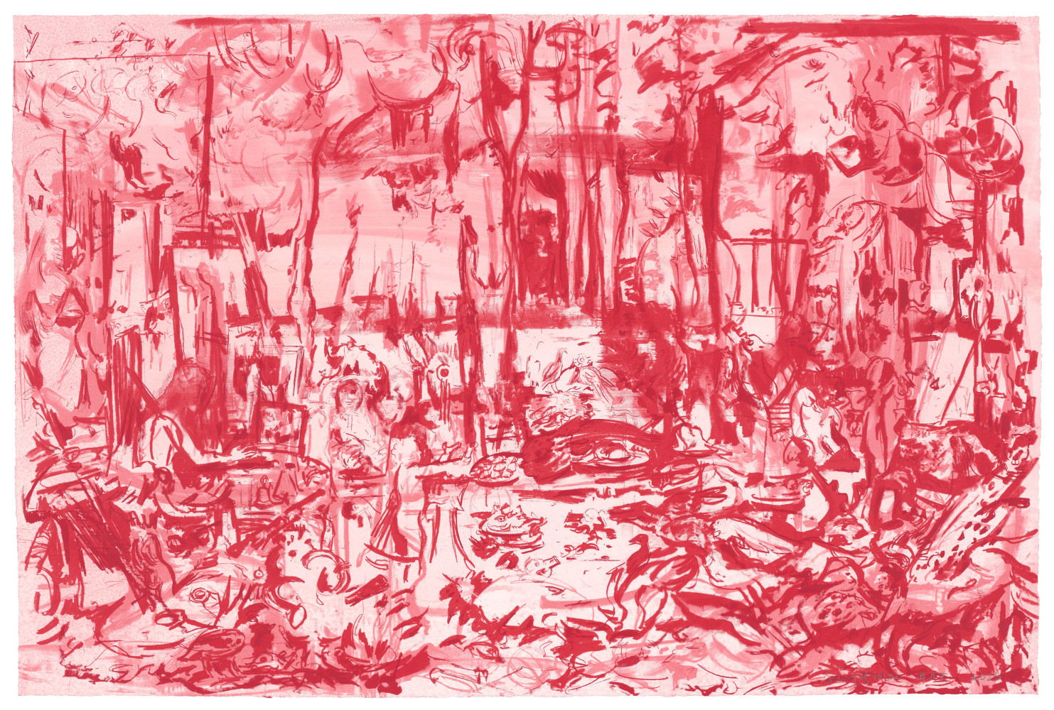 The 5 Senses (red and white), 2025