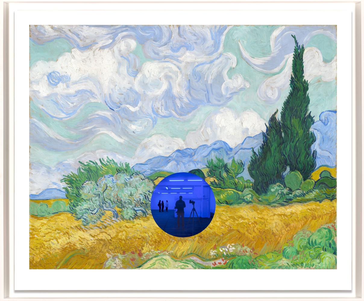 Gazing Ball (van Gogh Wheatfield with Cypresses), 2017
Archival pigment print on Innova rag paper, glass
35 3/8 x 42 3/16 inches
Edition of 20