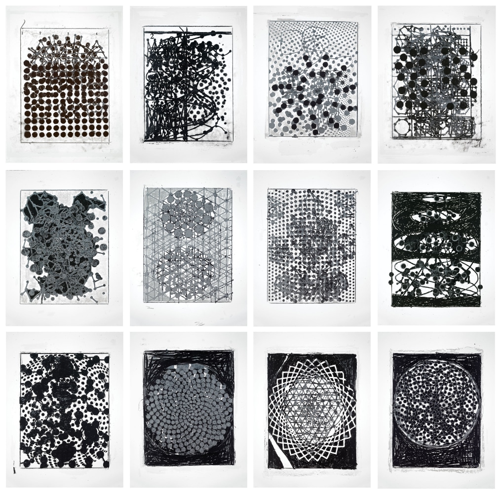 Atmospheres, 2014
Set of 12 screenprints on Lanaquarelle paper
Each print is&amp;nbsp;58 1/2 x 44 inches&amp;nbsp;
Edition of 20