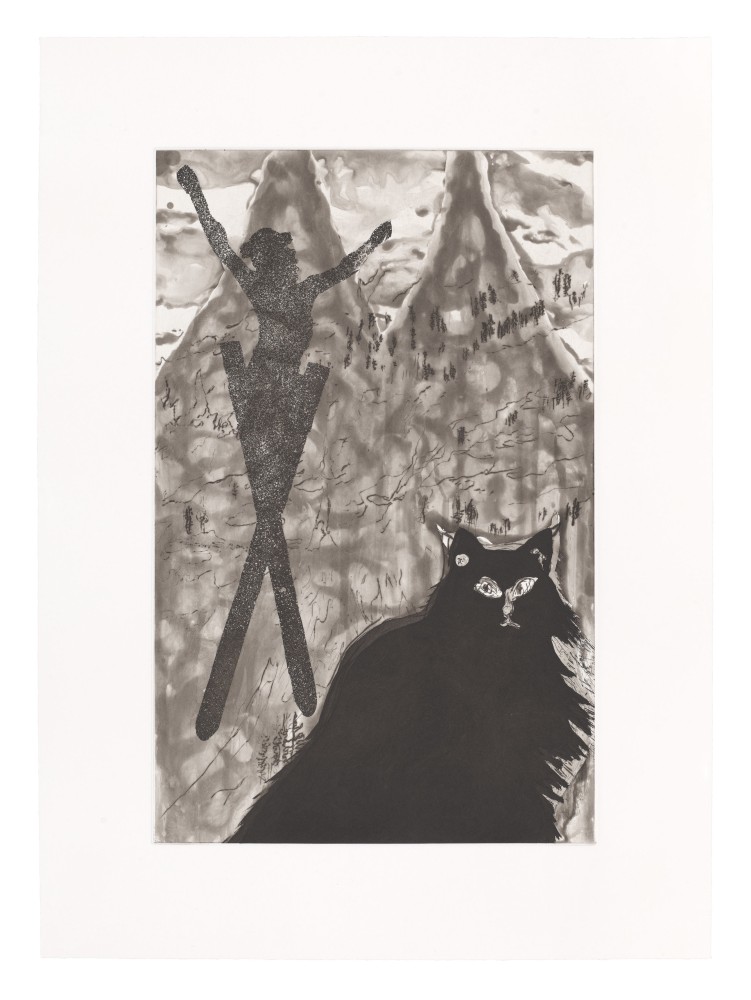 Peter Doig, Cat, Christ, Avalanche, 2021