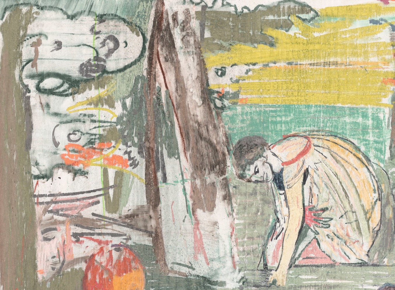 Cecily Brown, Untitled, 2021 (detail 1)