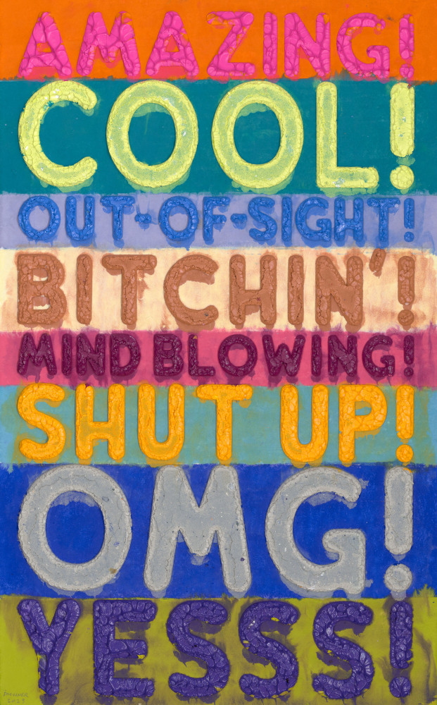 Mel Bochner, Amazing, 2023