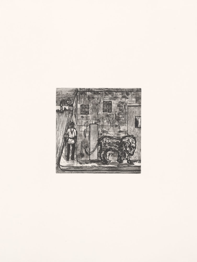 Peter Doig, Lion in the Road (Jr Telfar), 2025