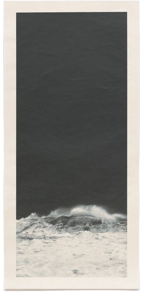 Hurricane Scroll VI

Archival Pigment Print on Handmade Paper 41 x 23&amp;quot; (frame) 2001