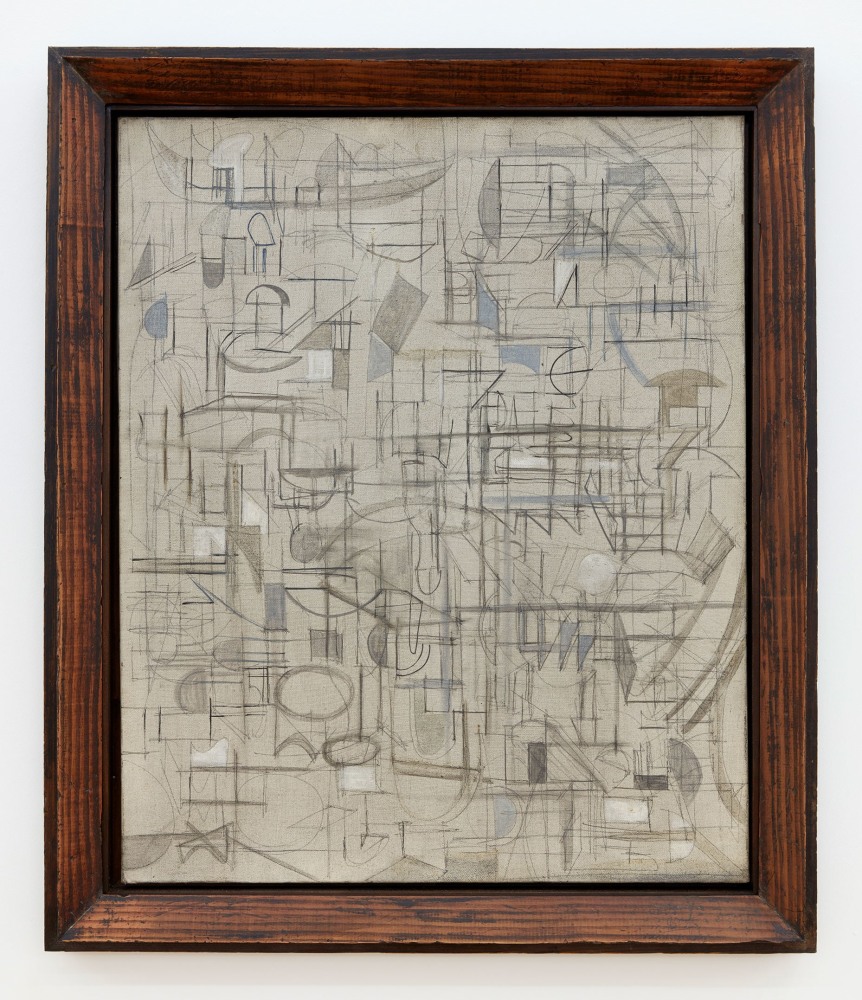 
Sonja Sekula
Now, 1948-49
Oil, pencil and ink on canvas
24 x 19 7/8 inches (61 x 50.5 cm)
(SSK48-03)
