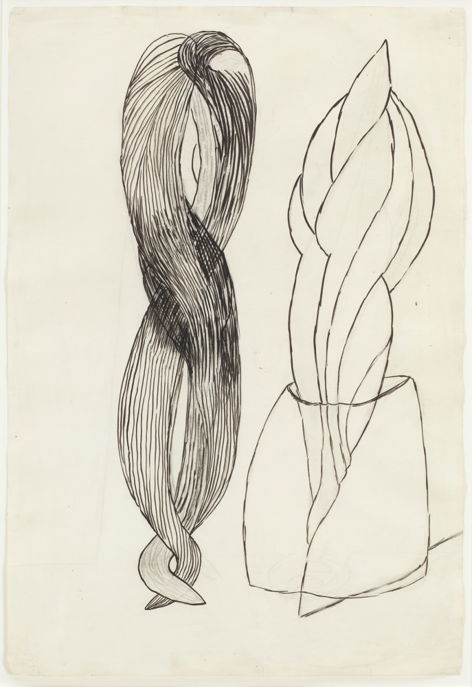 
Louise Bourgeois

Untitled, 1949

Ink and graphite on paper

22 x 15 inches (55.9 x 38.1 cm)