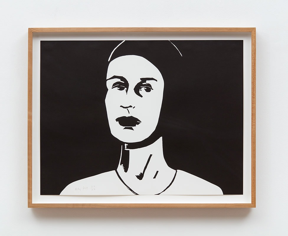 Alex Katz&amp;nbsp;
Black Cap (Ada), 2010&amp;nbsp;
Woodcut on Somerset paper&amp;nbsp;
17 x 22 1/4 inches (43.2 x 56.5 cm)
Edition of 30 + proofs&amp;nbsp;
Printed by Chris Creyts, New York
Published by Peter Blum Edition, New York&amp;nbsp;