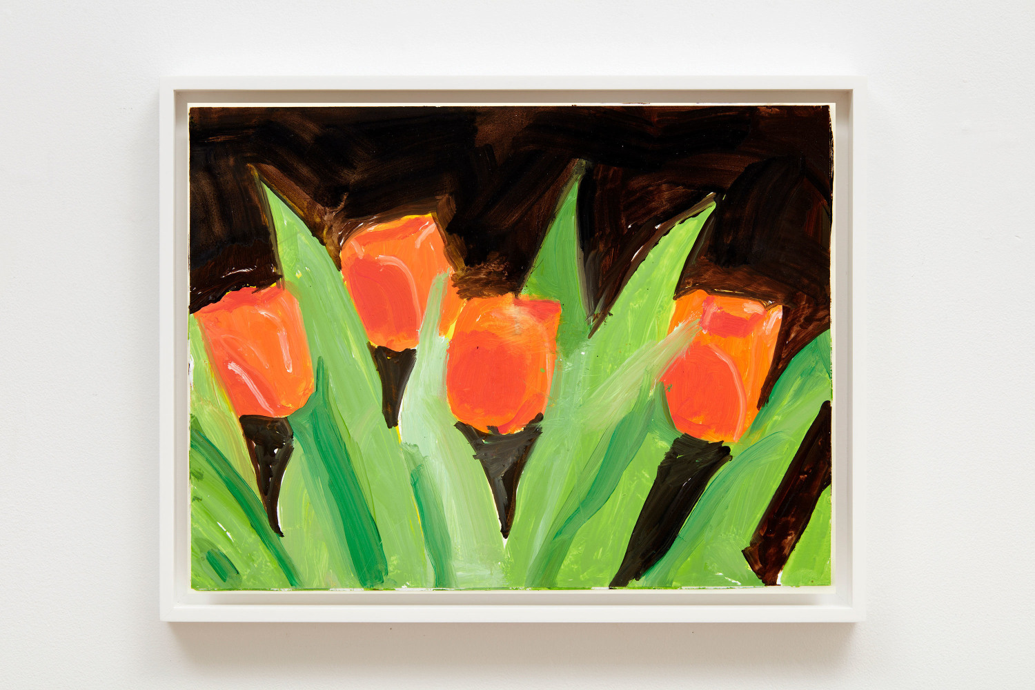 Alex Katz&amp;nbsp;
Study for Tulips 1, 2022&amp;nbsp;
oil on board&amp;nbsp;
9 x 12 inches (22.9 x 30.5 cm)
(AK22-05)&amp;nbsp;