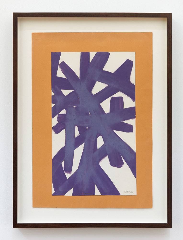 
Sonja Sekula
Untitled (tats&amp;auml;chliche Bewegung), 1957
Gouache on paper
19 3/4 x 13 5/8 inches (50 x 34.5 cm)
(SSK57-01)