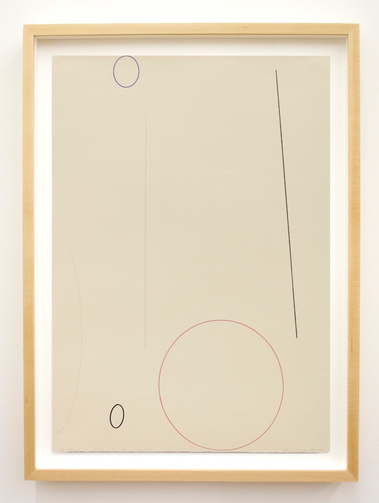 David Rabinowitch
Construction of Vision (2 Color Properties), 1973
Pencil and colored pencil on paper
27 7/8 x 19 3/4 inches (70.8 x 50.2 cm)
(DR73-009)