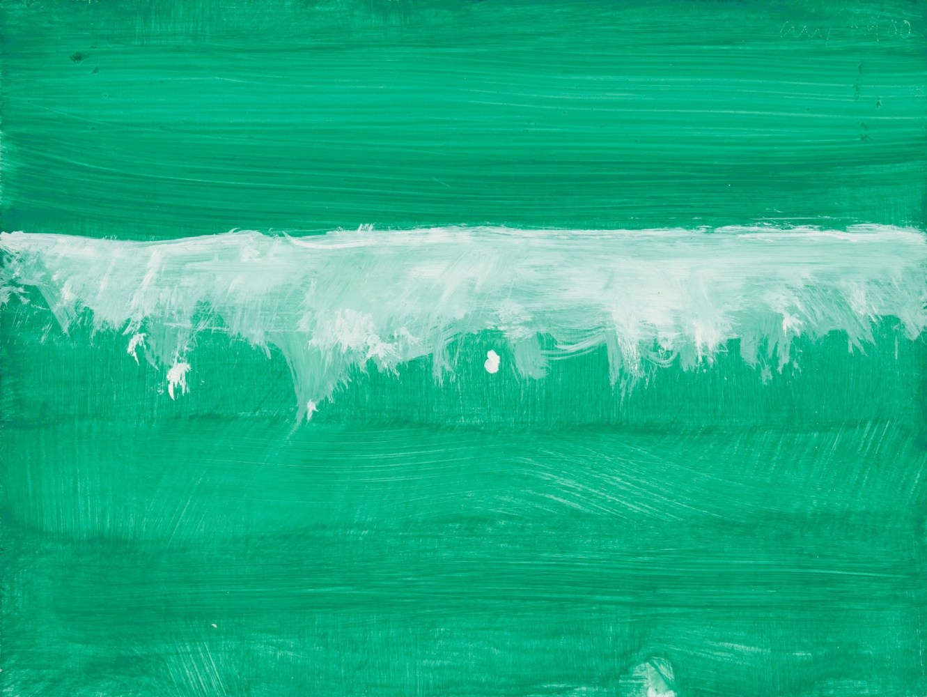 Alex Katz

Green Wave 2, 2000

Oil on board

9 x 12 inches (22.9 x 30.5 cm)

(AK0871)