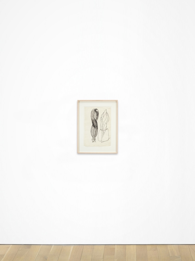 
Louise Bourgeois

Untitled, 1949

Ink and graphite on paper

22 x 15 inches (55.9 x 38.1 cm)