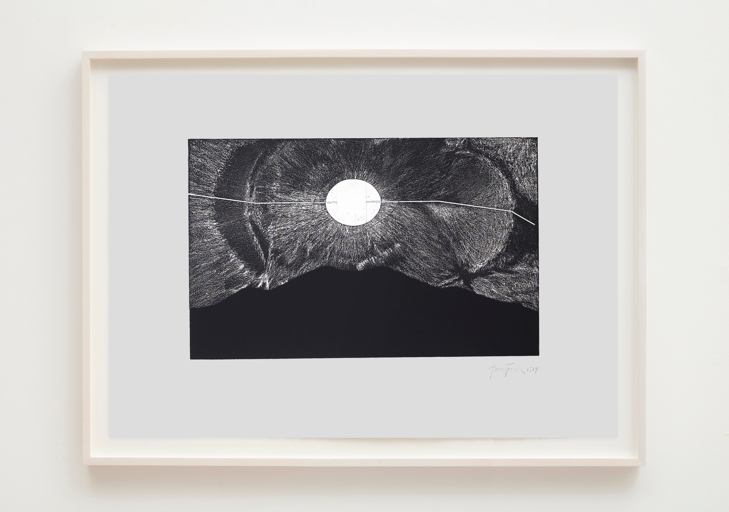James Turrell&amp;nbsp;
Mapping Spaces: Fumarole, 1987-8&amp;nbsp;
Aquatint, photoetching, etching, soft-ground etching, and drypoint on Hahnemuhle paper
22 x 30 3/4 inches (55.9 x 78.1 cm)&amp;nbsp;
Edition of 35 + proofs&amp;nbsp;
Printed by Peter Kneub&amp;uuml;hler, Zurich&amp;nbsp;
Published by Peter Blum Edition, New York&amp;nbsp;