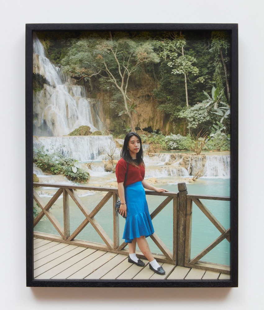 Pao Houa Her

untitled (portrait of woman in red shirt by the waterfall), 2019

Archival pigment print mounted on Dibond, artist-select frame (ebonized walnut)

20 x 16 inches (50.8 x 40.6 cm), photograph
20 1/2 x 16 1/2 inches (52.1 x 41.9 cm), framed

Edition of 5 + 2 APs

(PHH19-03.1)