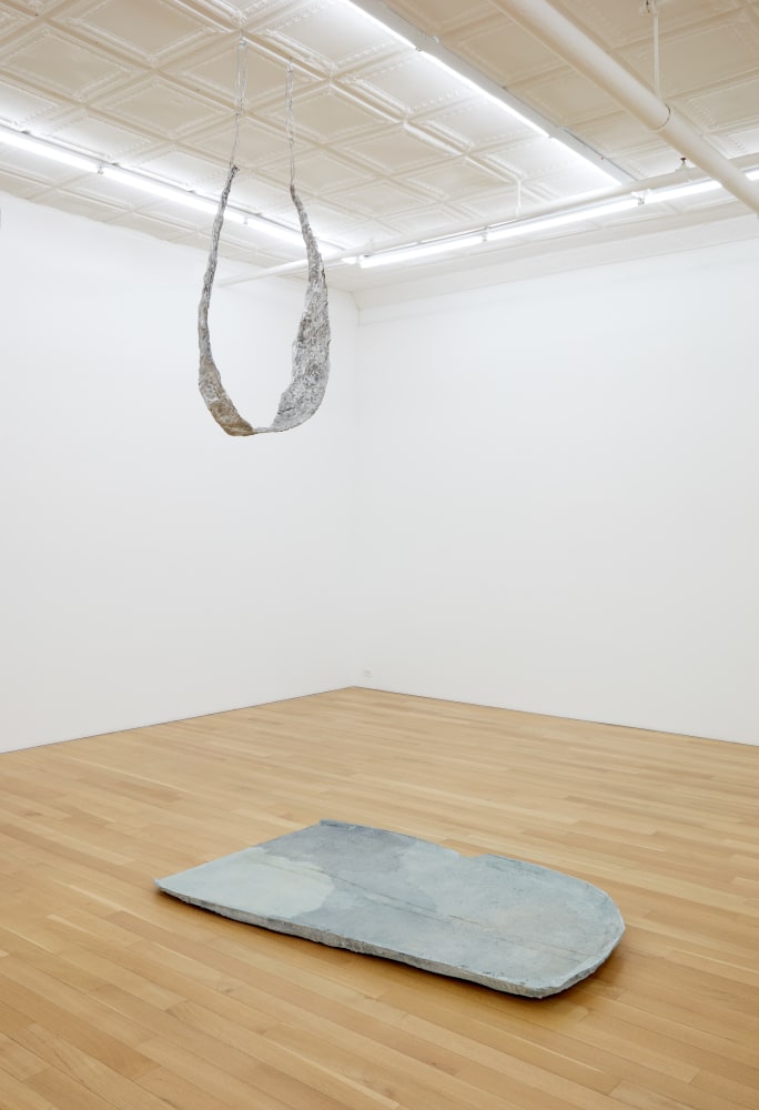 Esther Kläs About, 2019-2021 aluminum, concrete, and pigment 135 x 74 x 48 x inches (343 x 188 x 122 x cm), overall