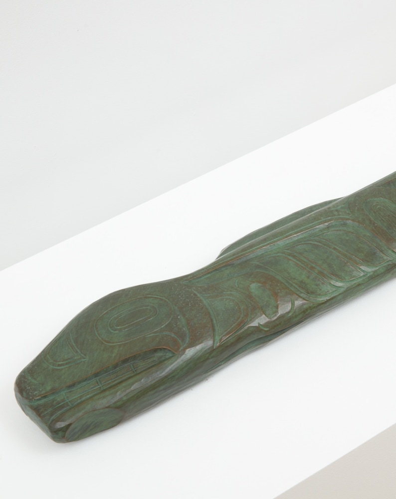 Nicholas Galanin
The persistence of Land claims in a climate of change (West), 2024
Bronze
21 1/2 x 4 x 1 1/2 inches (54.6 x 10.2 x 3.8 cm)
(NGA24-25)