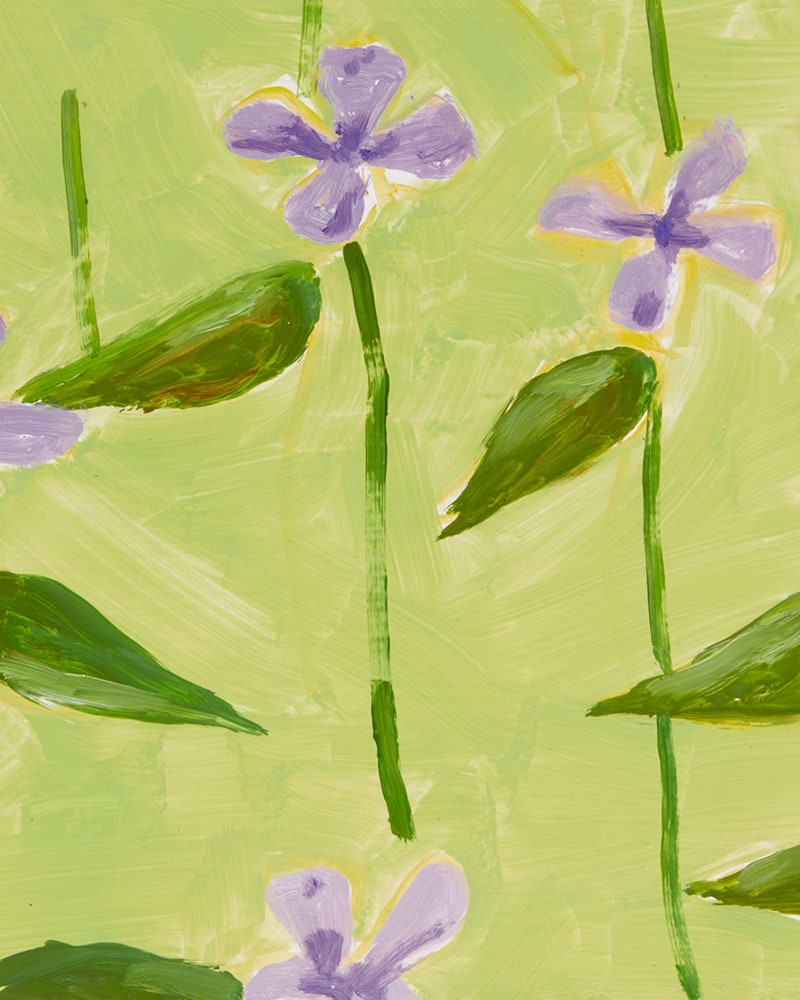 Alex Katz&amp;nbsp;
Wild Spring Flowers 2, Study 3, 2020
oil on board&amp;nbsp;
12 x 16 inches (30.5 x 40.6 cm)&amp;nbsp;
(AK20-02)&amp;nbsp;