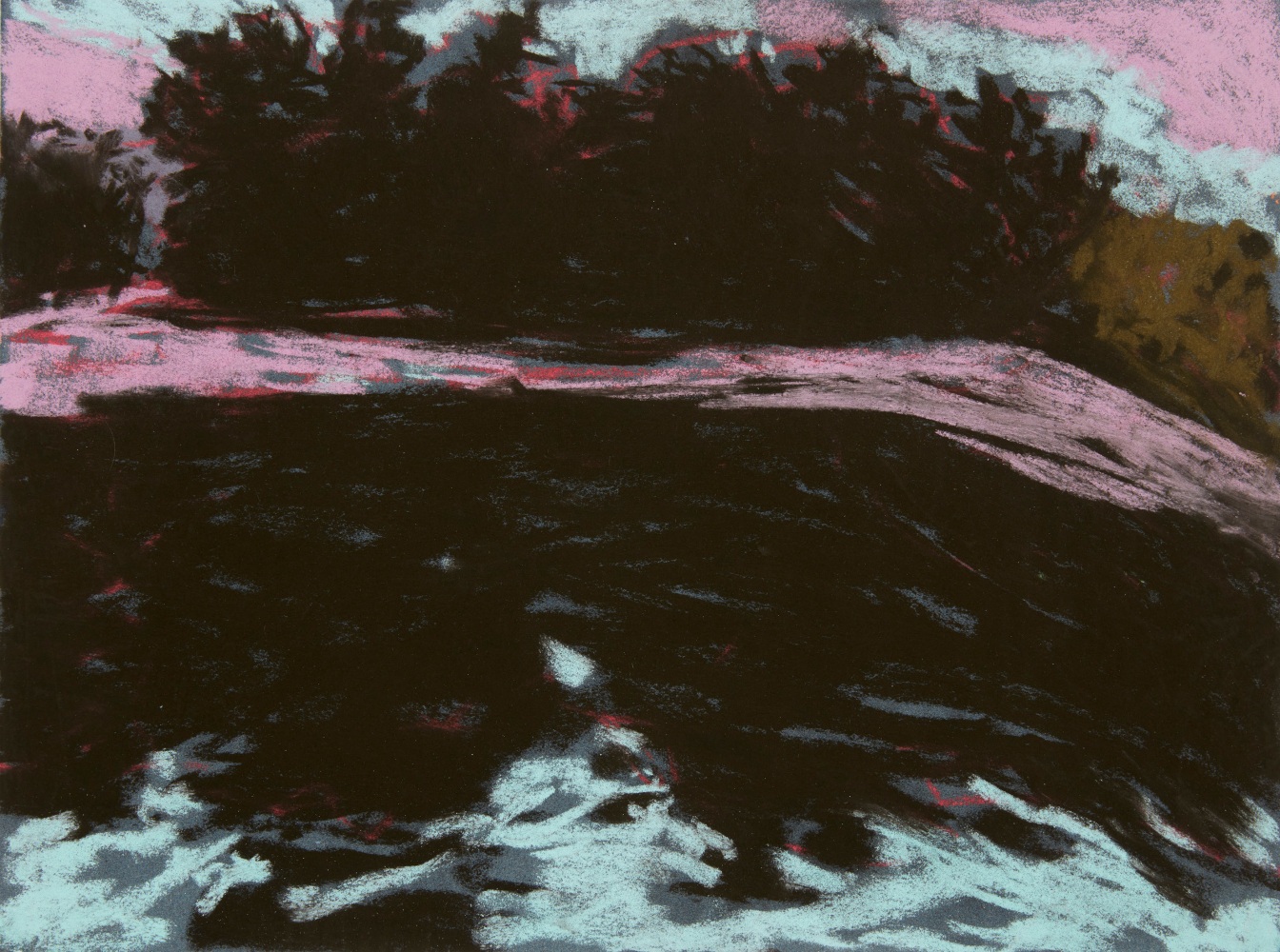 Nicole Wittenberg

Being There, 2023

Pastel on paper

11 1/2 x 15 1/2 inches (29.2 x 39.4 cm)