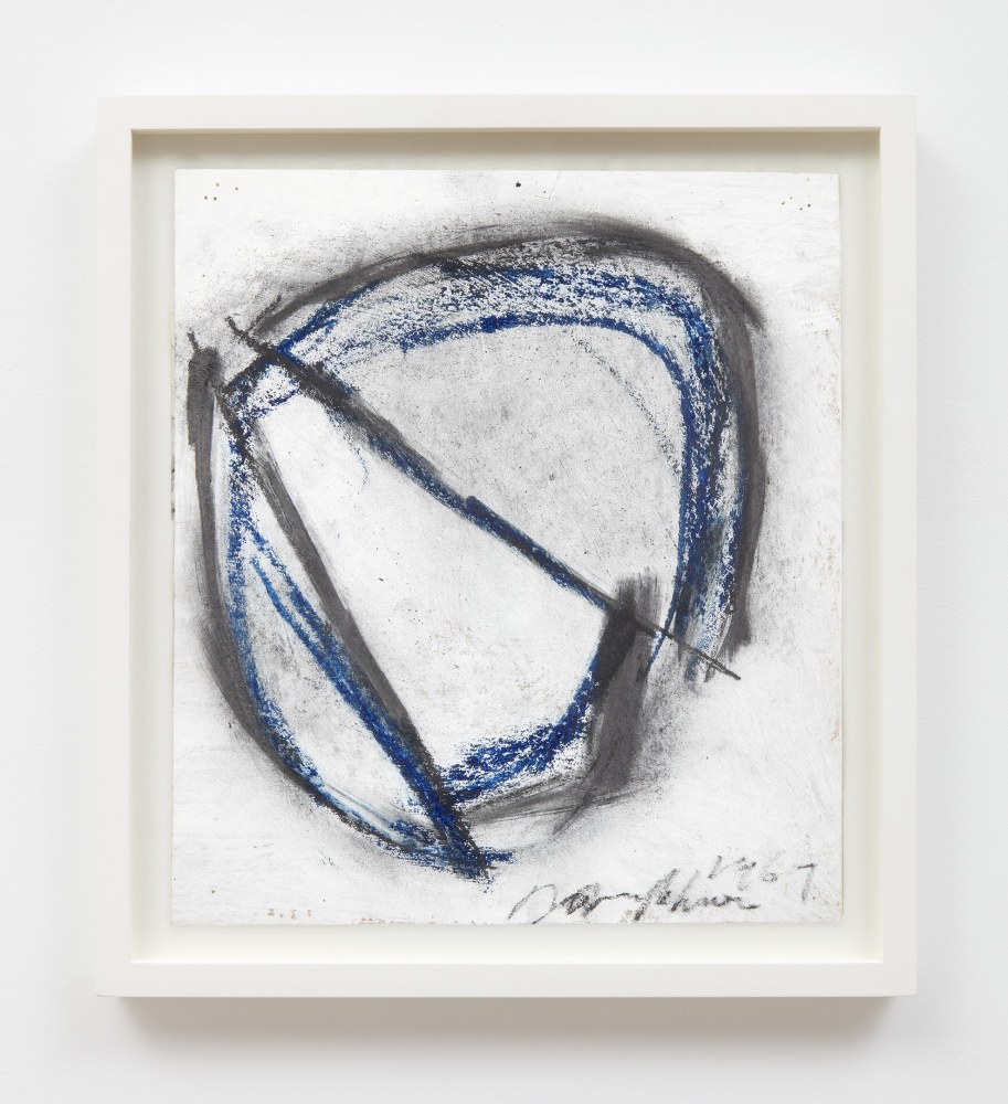 David Rabinowitch
Untitled (Drawing for the Phantom Group), 1967
Oil crayon, pencil, and gesso on paper
10 1/4 x 9 1/8 inches (26 x 23.2 cm)
(DR67-25)