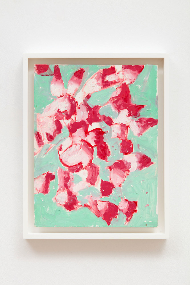 Alex Katz&amp;nbsp;
Study for Red on Aqua, 2020
oil on board&amp;nbsp;
12 x 9 inches (30.5 x 22.9 cm)
(AK20-03)&amp;nbsp;