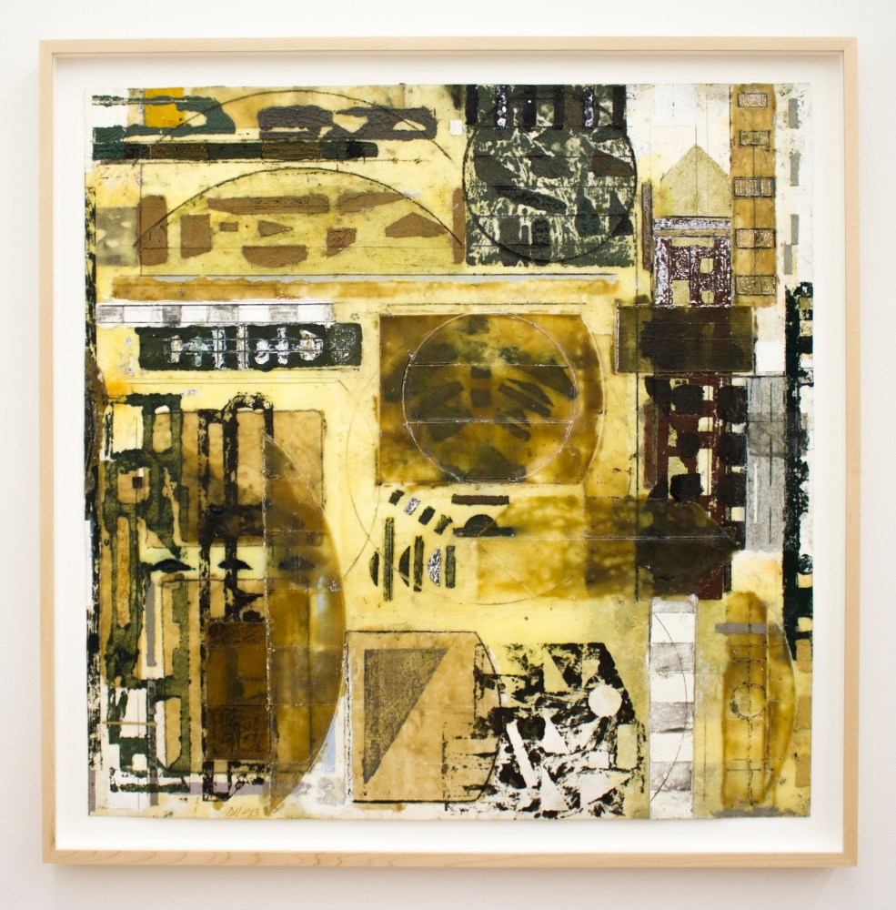 David Rabinowitch

Untitled (P&amp;eacute;rigord Construction of Vision), 2013/2018

Beeswax, crayon, graphite, oil, oil based ink and collage on paper

26 x 26 inches (66 x 66 cm)

(DR13-04)