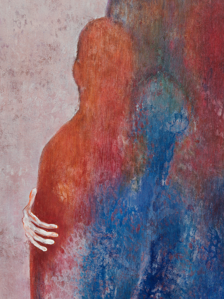 Luisa Rabbia&amp;nbsp;
Family Portrait, 2021-2022&amp;nbsp;
oil on linen&amp;nbsp;
84 x 60 inches (213.4 x 152.4 cm)
(LRA22-13)&amp;nbsp;