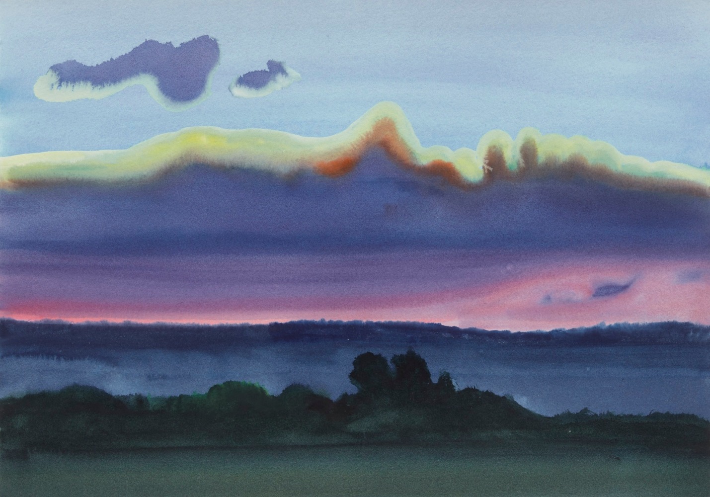 Nancy Diamond

Zones, 2024

Watercolor on paper

12 x 16 inches (30.5 x 40.6 cm)

(NDI24-03)