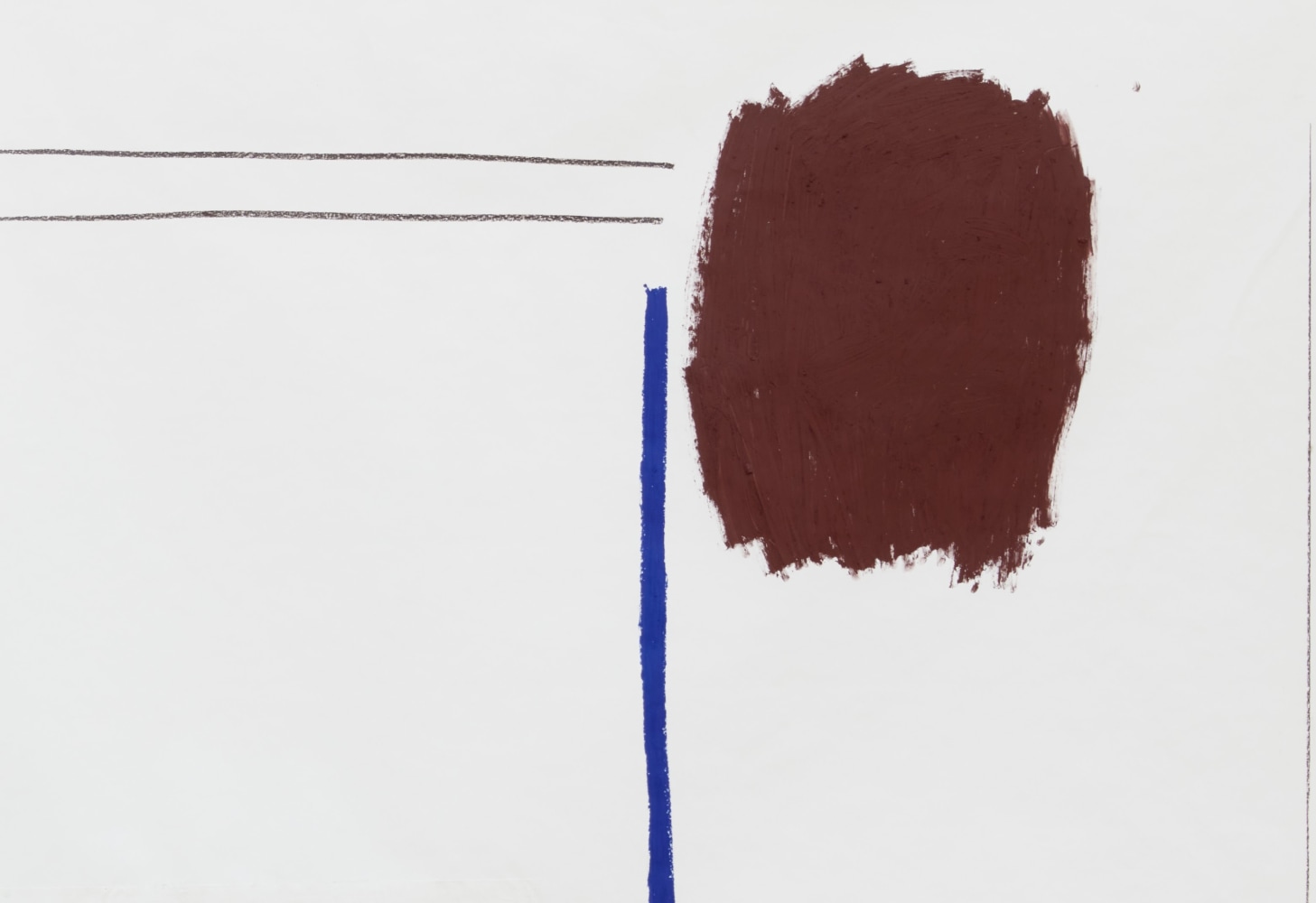 Esther Kläs WAYS, 2021 oilstick and pastel on paper 78 3/4 x 118 7/8 inches (200 x 302 cm)