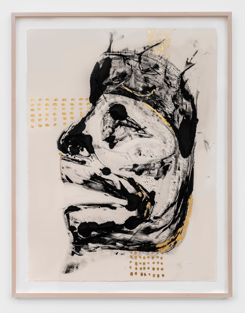 
Nicholas Galanin
Everything We&amp;#39;ve Ever Been, Everything We Are Right Now - North, 2019
monotype and gold leaf on paper
30 x 22 inches (76.2 x 55.9 cm)
(NGA19-05)
&amp;nbsp;