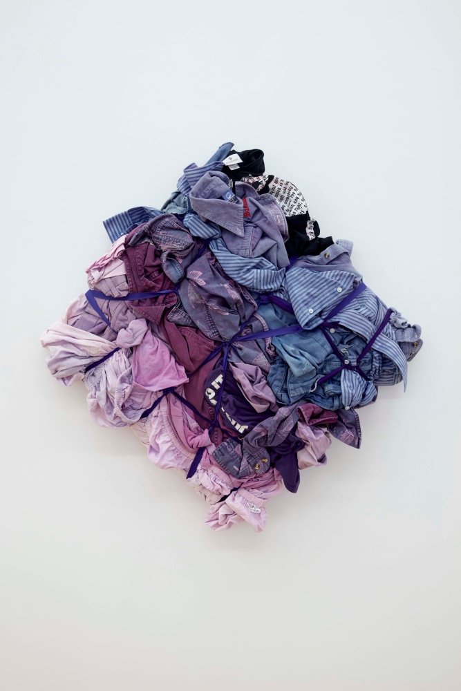 Shinique Smith

Pieces of Grace, 2020

garments, textiles, fabric dye and ribbon over wood panel

26 x 26 x 4 inches (66 x 66 x 10.2 cm)

(SSM20-01)