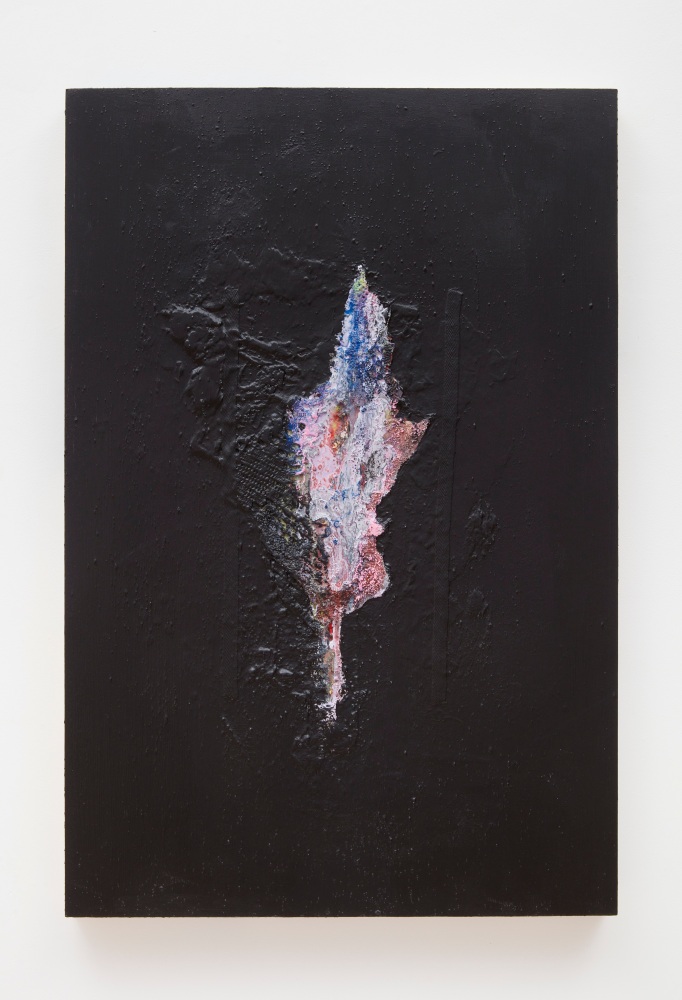 Erik Lindman
Untitled, 2025&amp;nbsp;
Acrylic and collaged webbing on panel
36 x 24 inches (91.4 x 61 cm)&amp;nbsp;
(EL25-04)&amp;nbsp;