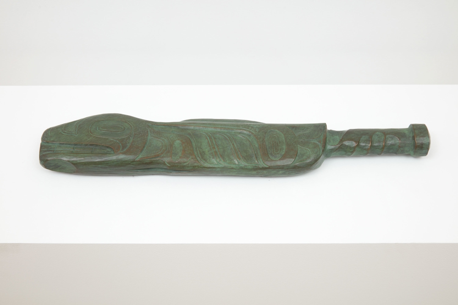 Nicholas Galanin
The persistence of Land claims in a climate of change (West), 2024
Bronze
21 1/2 x 4 x 1 1/2 inches (54.6 x 10.2 x 3.8 cm)
(NGA24-25)