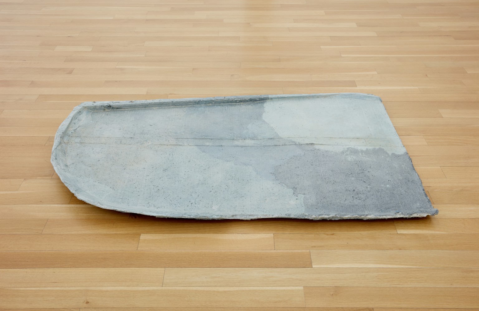 Esther Kläs About, 2019-2021 aluminum, concrete, and pigment 74 3/8 x 78 3/4 x 129 7/8 inches (189 x 200 x 330 cm), overall