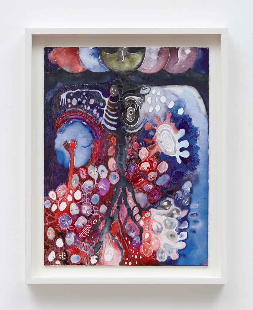 Luisa Rabbia
The Gods, Fear, 2024&amp;nbsp;
Ink and watercolor on canvas on board
16 x 12 inches (40.6 x 30.5 cm)&amp;nbsp;
(LRA24-03)&amp;nbsp;