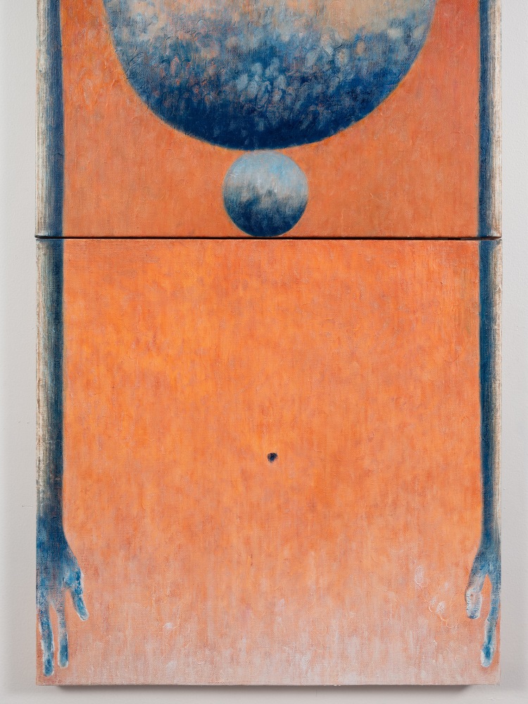 Luisa Rabbia
From Here to There, 2025&amp;nbsp;
Oil on linen&amp;nbsp;
82 x 22 inches (208.3 x 55.9 cm)
(LRA25-01)&amp;nbsp;
