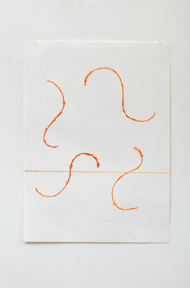 Esther Kläs ES 3, 2021 monotype on paper 16 x 11 3/4 inches (40.5 x 29.7 cm)