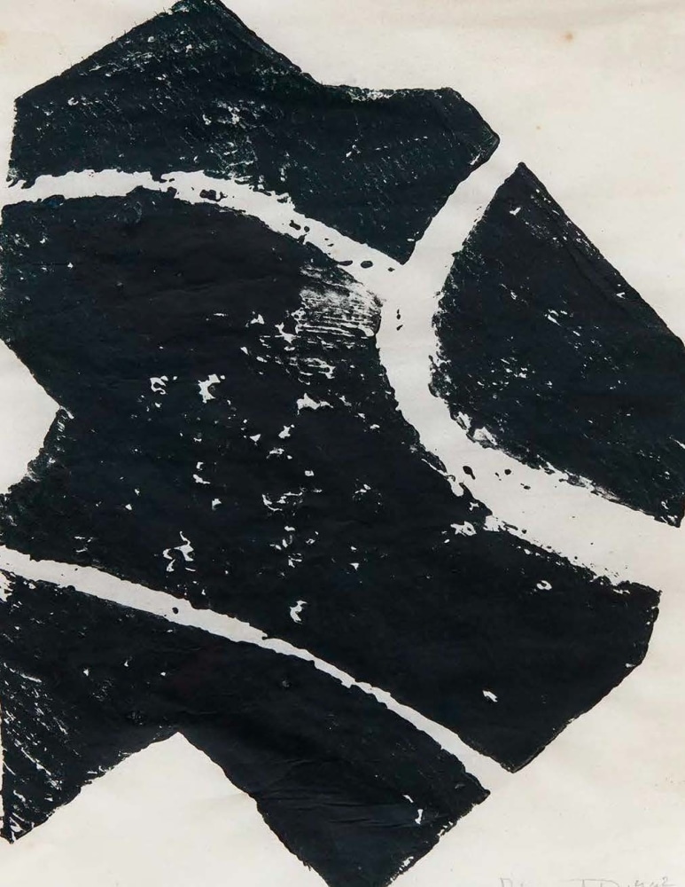 David Rabinowitch

Untitled (Black), 1962

Woodblock monotype

10 3/4 x 8 1/2 inches (27.3 x 21.6 cm)

(DR62-077)