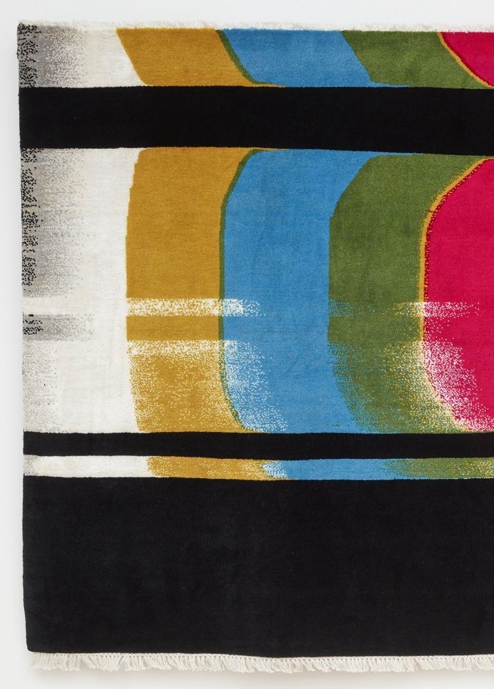 Nicholas Galanin
Signal Disruption, American Prayer Rug, 2020
Wool and cotton
60 x 96 inches (152.4 x 243.8 cm)
(NGA20-02)