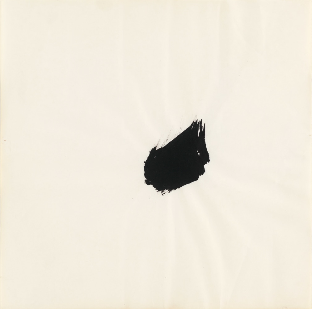 James Lee Byars

&amp;ldquo;One Stroke Painting&amp;rdquo;, ca. 1958

Ink on Japanese paper

17 1/2 x 17 1/2 inches

44.5 x 44.5 cm

JBZ 354