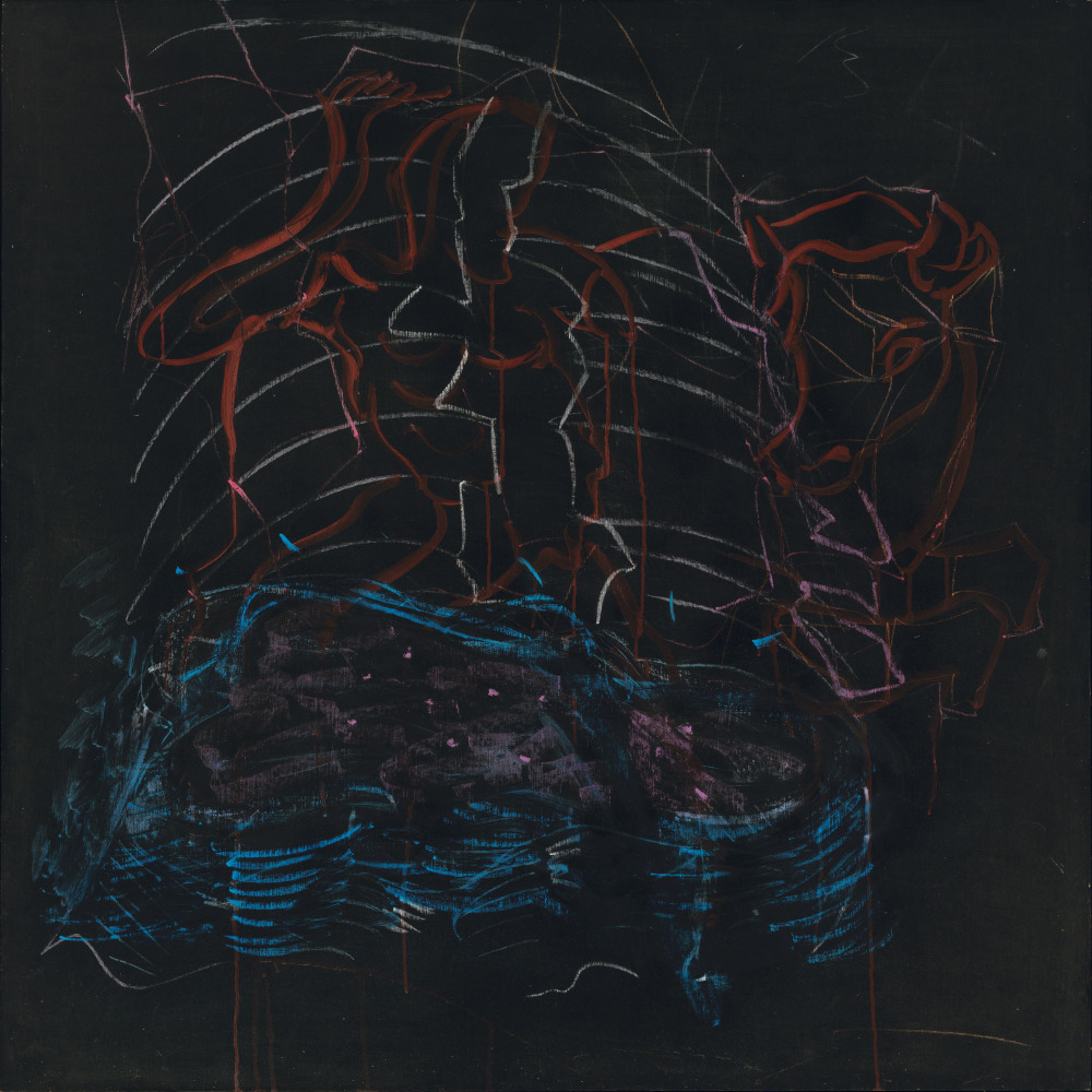 Per Kirkeby

&amp;ldquo;Untitled&amp;rdquo;, 1987

Chalk on masonite

48 x 48 inches

122 x 122 cm

PK 456/B