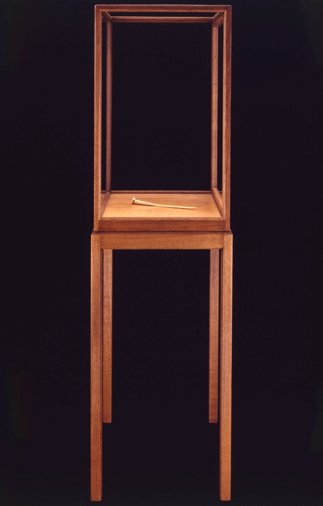 James Lee Byars, The Philosophical Nail, 1986
