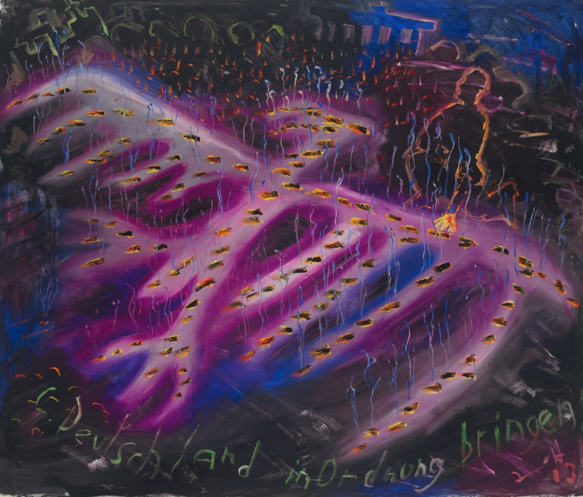 Jörg Immendorff, Deutschland in Ordnung bringen (Sorting out Germany), 1983