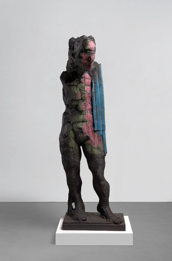 Markus L&amp;uuml;pertz

&amp;quot;Athene&amp;quot;, 2010

Bronze

From an edition of 6 + 1 AP

Each hand-painted

82 1/2 x 21 1/2 x 17 3/4 inches

210 x 55 x 45 cm

MLP 247/2