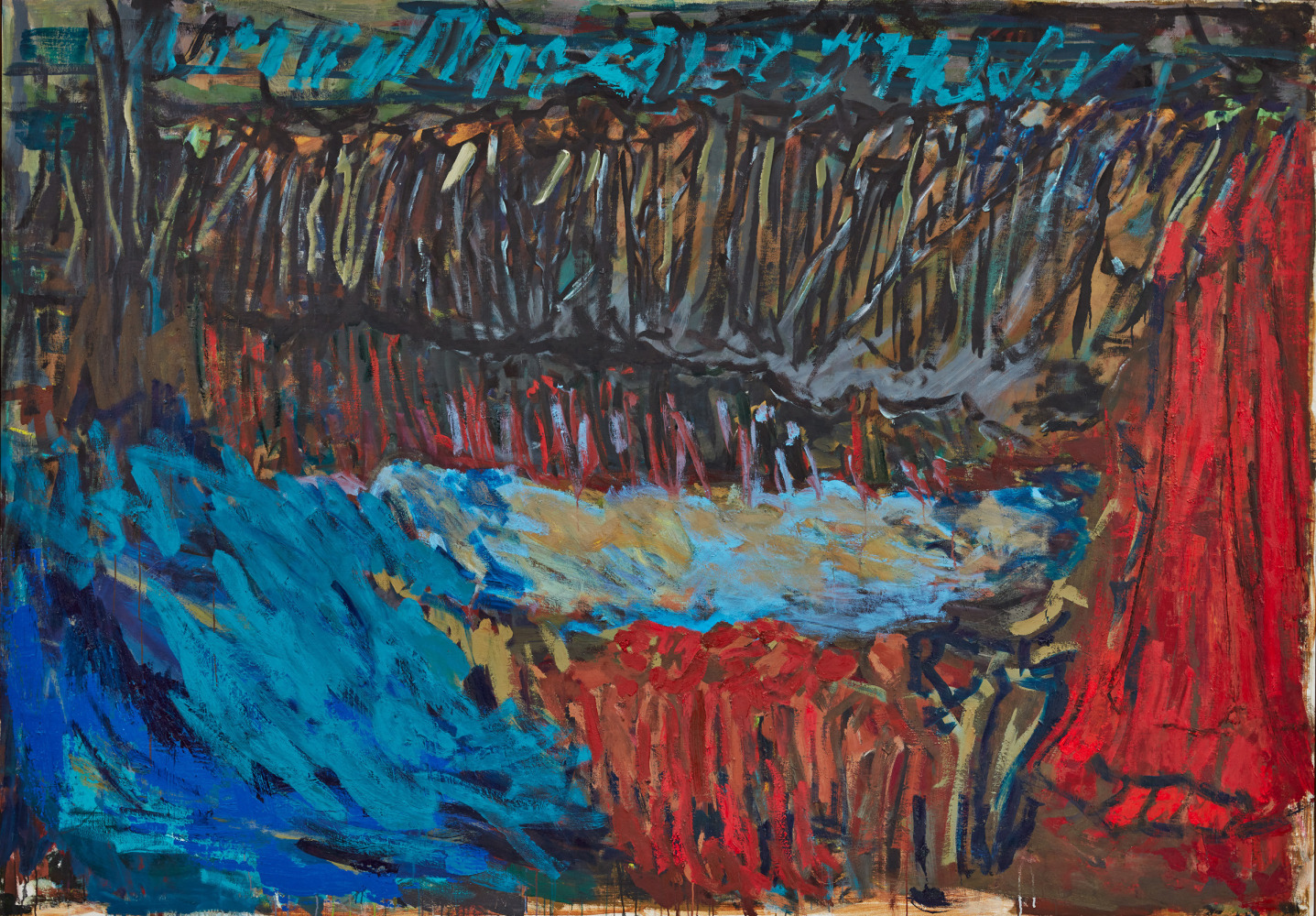 Per Kirkeby

&amp;ldquo;Untitled&amp;rdquo;, 2011

Oil on canvas

69 x 98 1/2 inches

175 x 250 cm

PK 1353