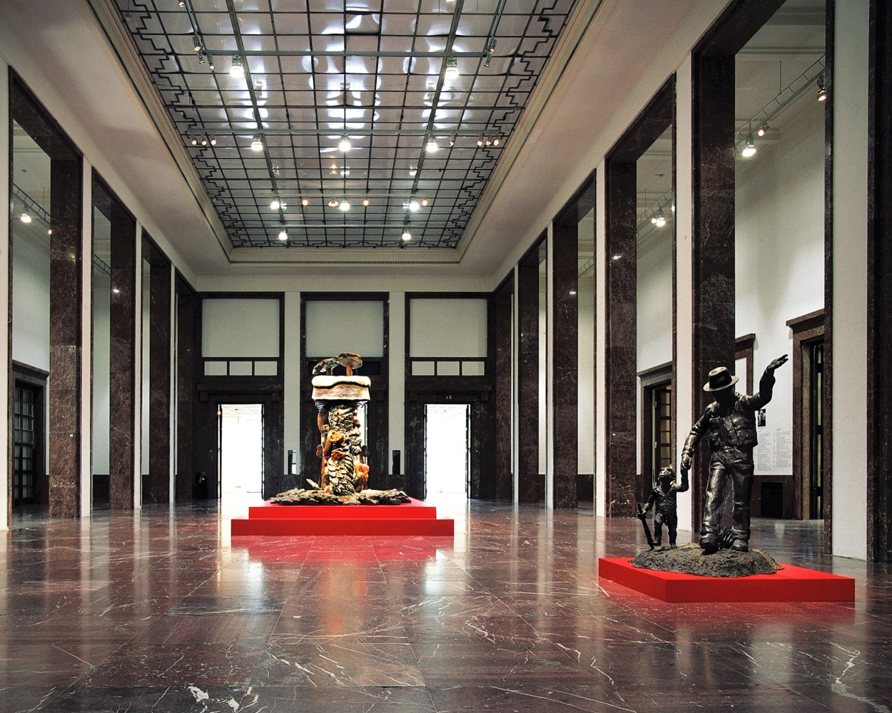 Installation view: &amp;quot;J&amp;ouml;rg Immendorff: For all Beloved in the World&amp;quot;, Haus der Kunst, Munich, 2018